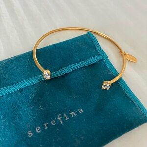 Gold Bangle Bracelet from Serefina | Anthropologie